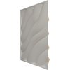 Ekena Millwork 19 5/8in. W x 19 5/8in. H Modern Wave EnduraWall Decorative 3D Wall Panel Covers 2.67 Sq. Ft. WP20X20MWDVG